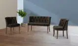 Set canapele si fotolii  terasa din Lemn Masiv Ata 2+1+1