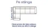 Set Coltar extensibil cu Taburet Porto