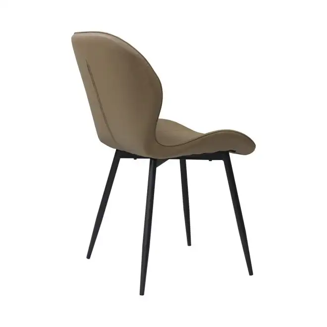 Scaun living din catifea si picioare metalice Top