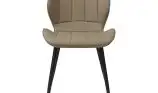 Scaun living din catifea si picioare metalice Top
