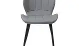 Scaun living din catifea si picioare metalice Top