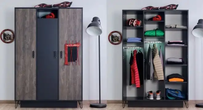 Dulap cu 3 usi pentru copii,Lotus