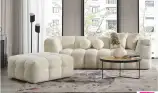Canapea Boucle cu 3 locuri Toronto