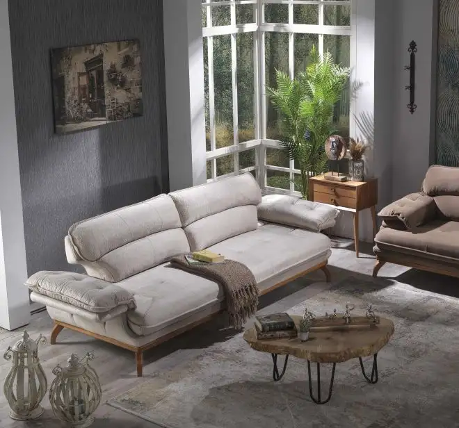 Canapea semiextensibila cu 3 locuri Puffy