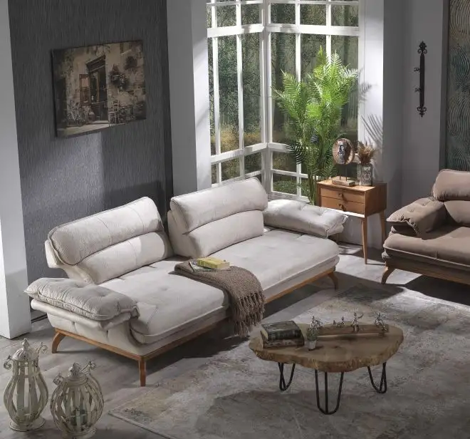 Canapea semiextensibila cu 3 locuri Puffy