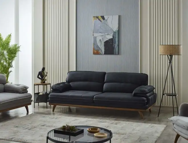 Canapea semiextensibila cu 3 locuri Puffy