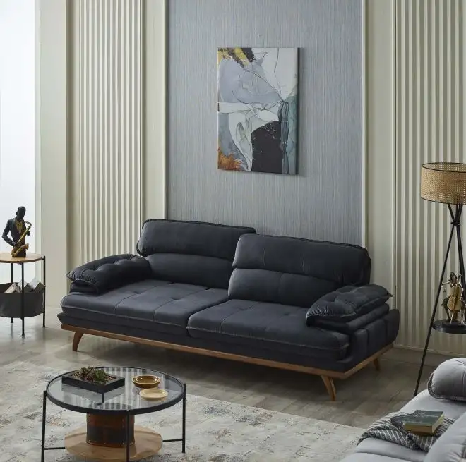 Canapea semiextensibila cu 3 locuri Puffy