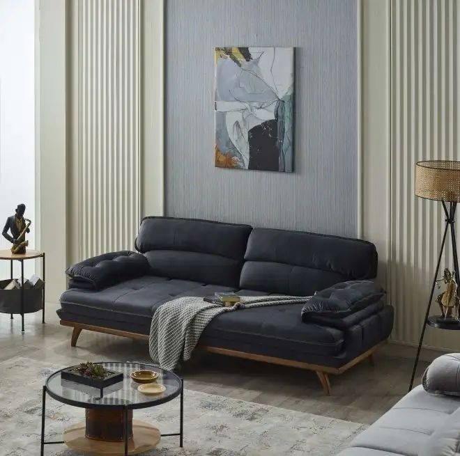Canapea semiextensibila cu 3 locuri Puffy