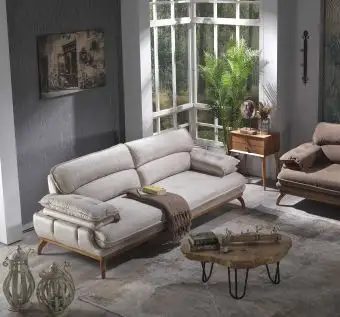 Canapea semiextensibila cu 3 locuri Puffy