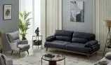 Canapea semiextensibila cu 3 locuri Puffy