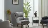 Canapea semiextensibila cu 3 locuri Puffy