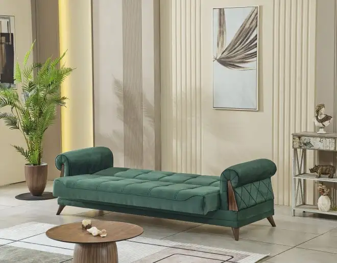 Canapea extensibila 3 locuri cu lada depozitare Villa