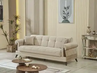Canapea extensibila 3 locuri cu lada depozitare Villa